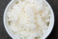 How to cook white rice peruvian style