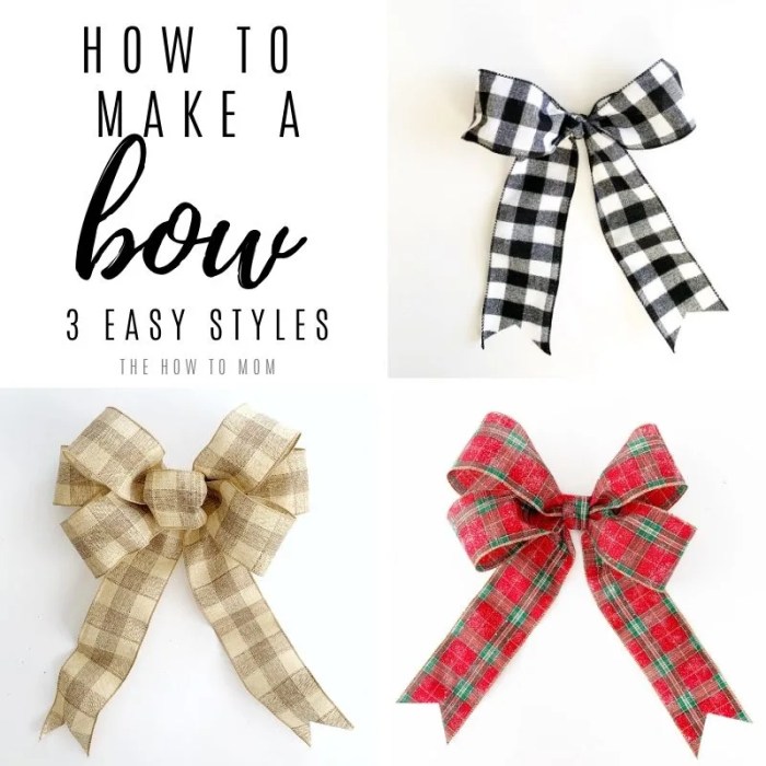 How to make a bow for wedding decoration