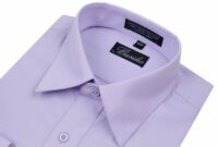 Lavender dress shirt for men