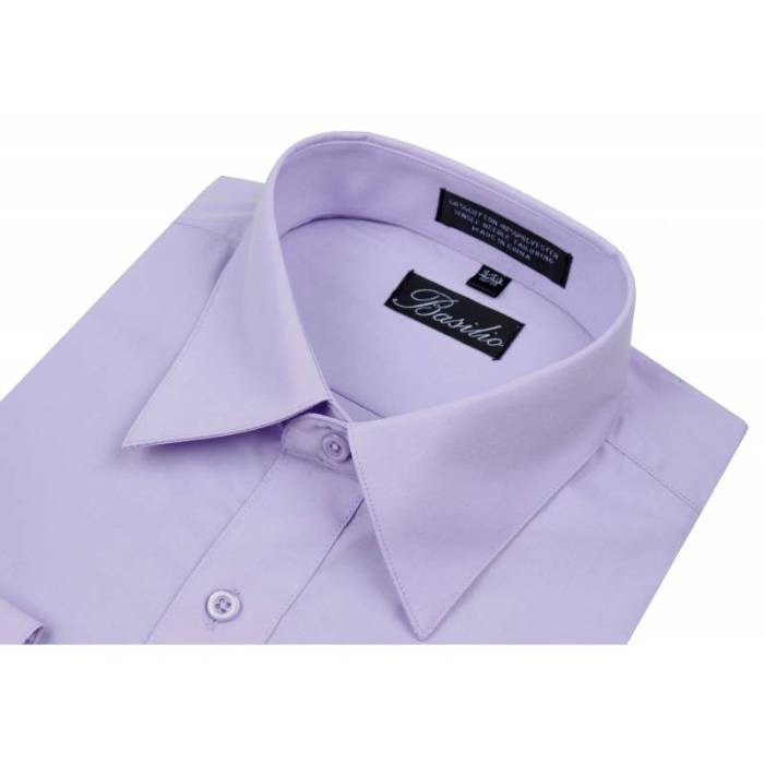 Lavender dress shirt for men