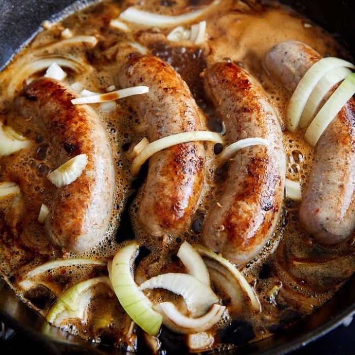 How to cook german bratwurst german style