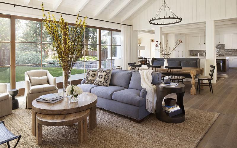 How to decorate farmhouse style living room