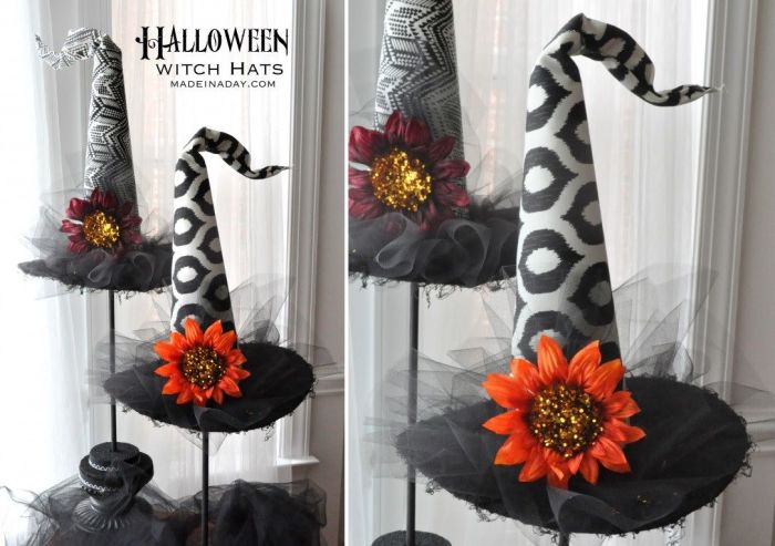 How to make a witch halloween decoration