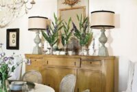 How to decorate buffet in informal dining room