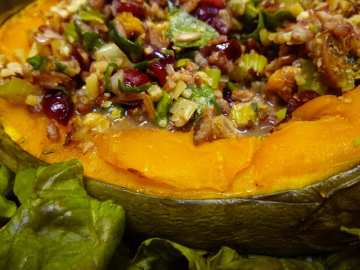 How to cook a hubbard squash turkey style