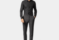 Black dress shirt mens target