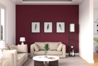 How to decorate a burgundy living room