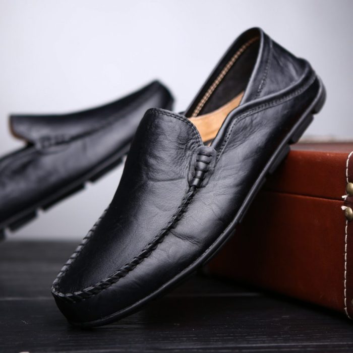 Shoes dress comfortable mens men most leather casual slip ebestpicks genuine choose board