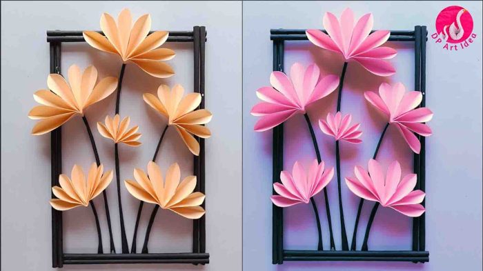 How to make paper wall decoration