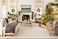 How to decorate living room after christmas