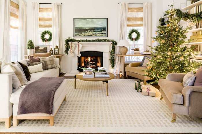 How to decorate living room after christmas