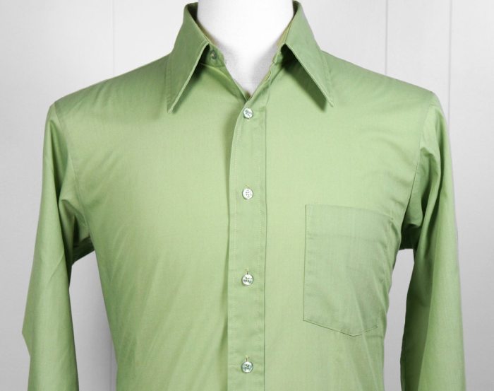 Sage green dress shirt men