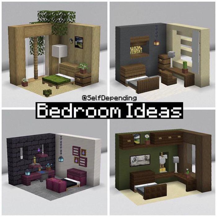 How to decorate rooms in minecraft